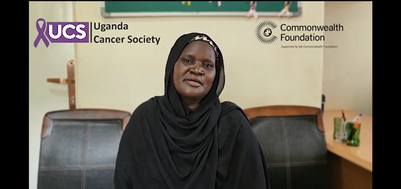 UNCCP campaign: Hadjah Alilwa, a breast cancer patient calls for decentralization of cancer services in Uganda.
